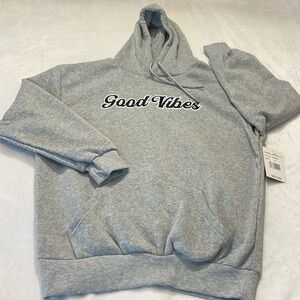 APPAREL COLLECTION ORIGINAL DELUXE SUPPLY WOMENS HOODIE SIZE M, GOOD VIB…